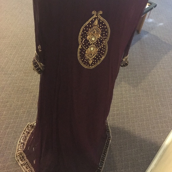 A maxi dress that was custom and hand made. - Picture 3 of 8